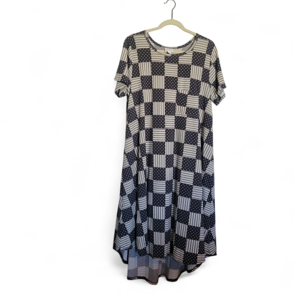 LuLaRoe Dresses & Skirts - Stars and Stripes LulaRoe XL Carly